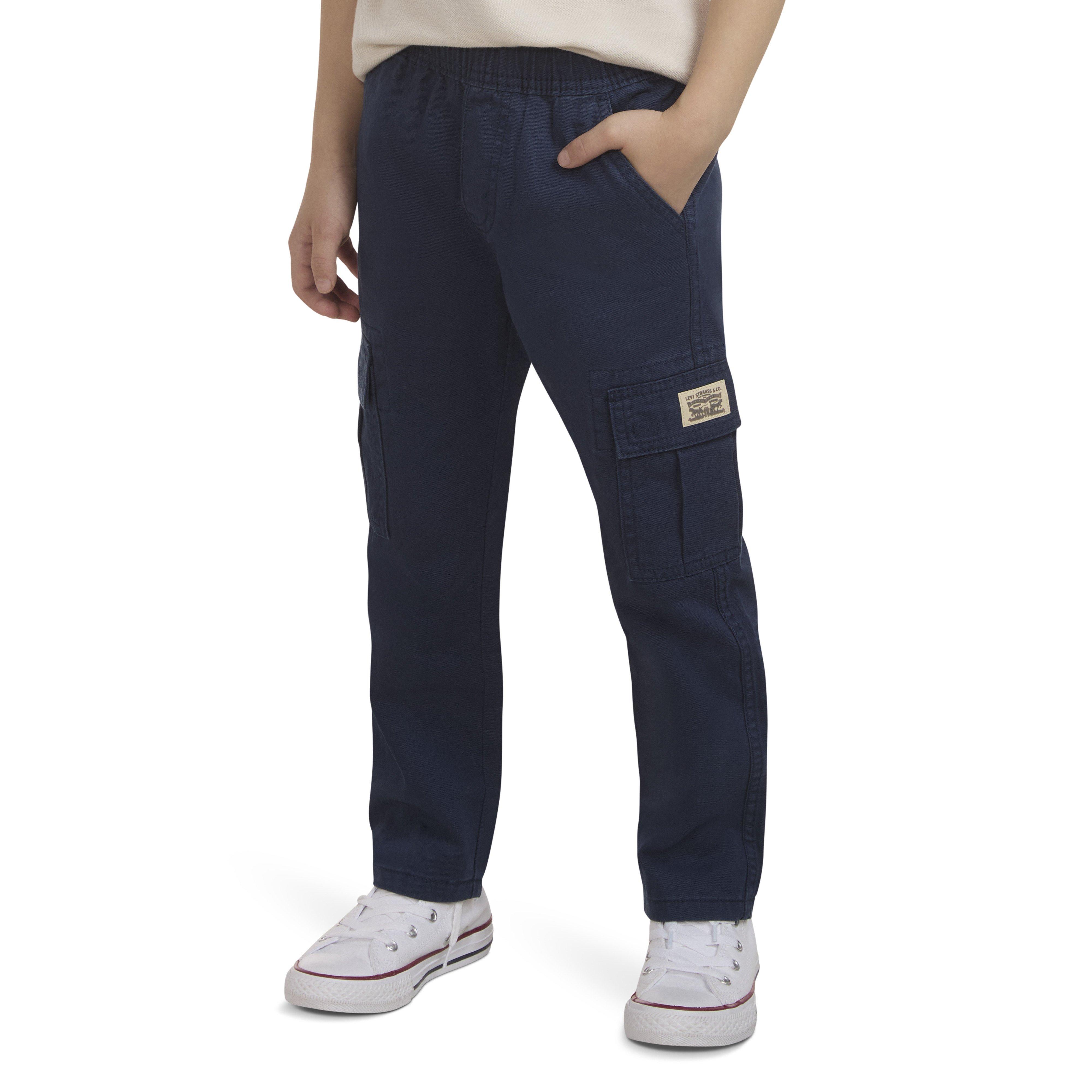 Levi's Little Boys' Pull On Cargo Pants - Blue - BLUE